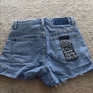 Blue ksubi high rise Denim Women Shorts